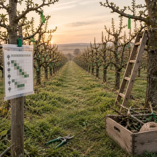 Comment structurer un calendrier de taille des arbres fruitiers en PDF pour une fructification durable