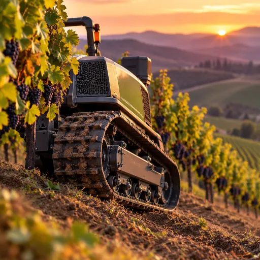 Choisir un chenillard viticole performant pour les vignes en pente