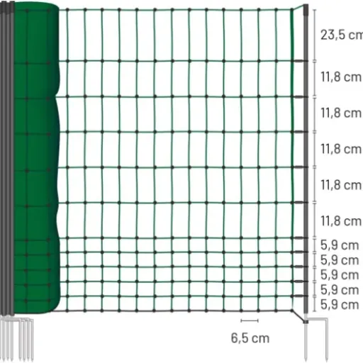 Avis VOSS.farming Filet Non-électrifiable 50m : une clôture légère pour sécuriser ses volailles