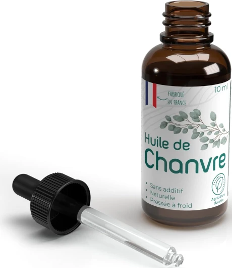 Laboratoire Terosmose • Huile de chanvre - 100% graines de chanvre - Hemp oil - Haute qualité et efficacité - Conditionné en France