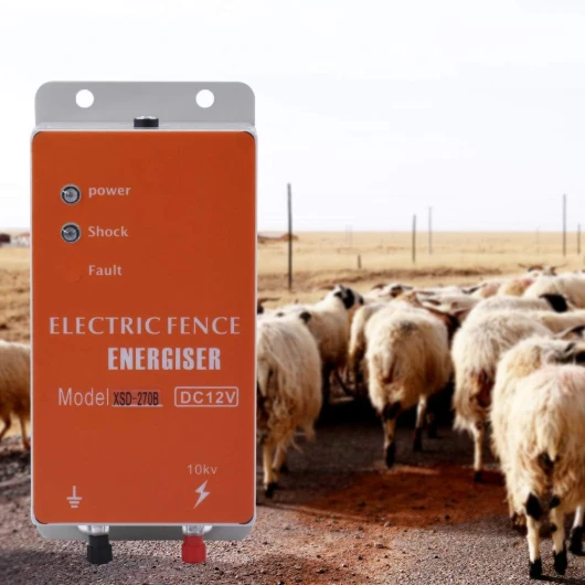 10 KM ELectrificateur De ClôTure BarrièRes Et Corrals ClôTure éLectrique Pour Animaux Pasteur Élevage d'animaux Contrôleur électrique d'esgrime De Vache Moutons Cheval