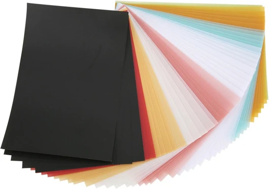 Papier Calque 50 Pièces, Papiers à l'Acide Sulfurique, Papier cartonné coloré 50 Pièces Papier Acide Sulfurique à des Fins Universelles 15x10cm