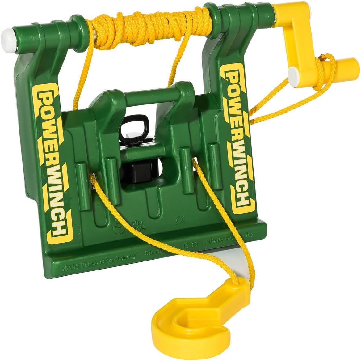 Rolly Toys RollyPowerwinch Treuil à câble John Deere (pour véhicules RollyToys, montage à l'avant ou à l'arrière, pour les enfants à partir de 3 ans, vert) 408986