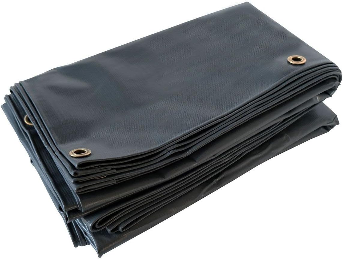 Bâche de Protection 3x4 m LP506MU Gris anthracite - Garantie 5 ans - Bâche PVC étanche - Résistance Anti-UV