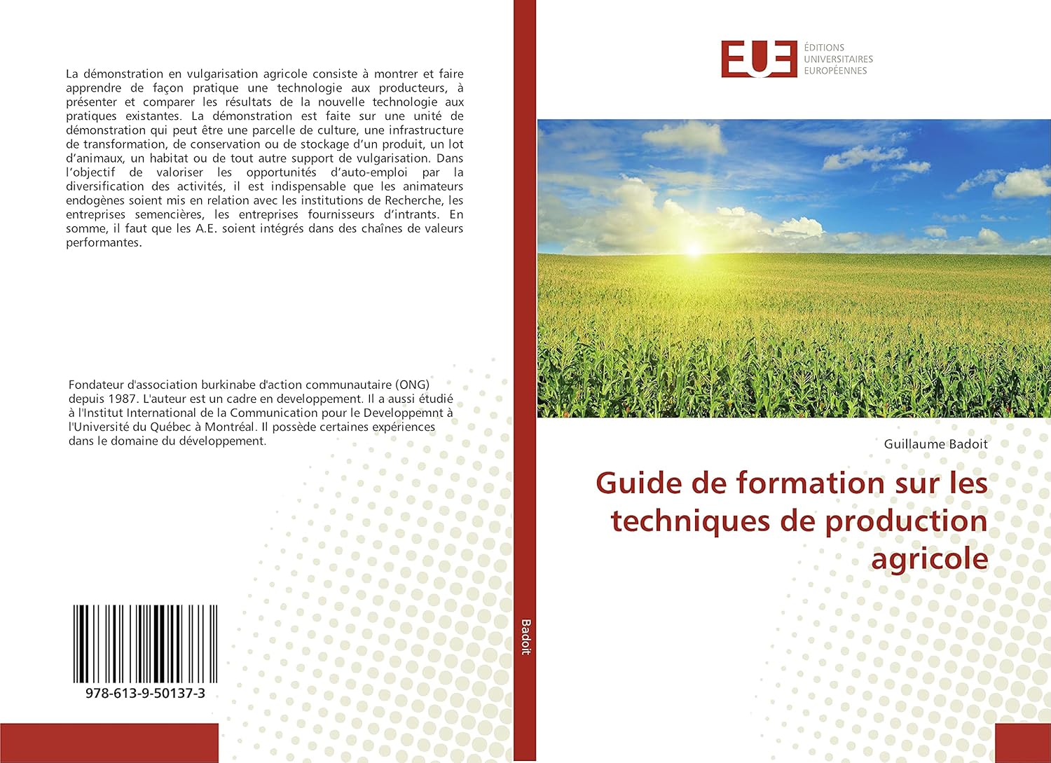 Guide de formation sur les techniques de production agricole