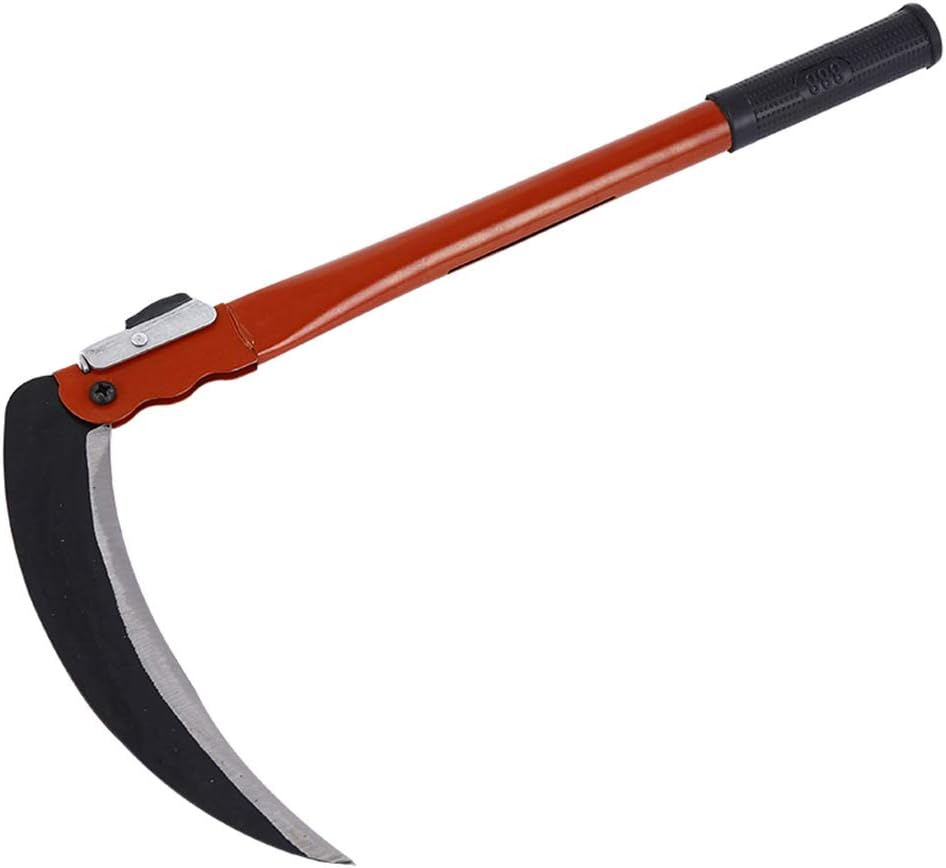 Jardin Agriculture multifonctionnelle et la Faucille forestière, n ° 65 en Acier au manganèse + poignée en PVC,Sickle and Two Spare Blades