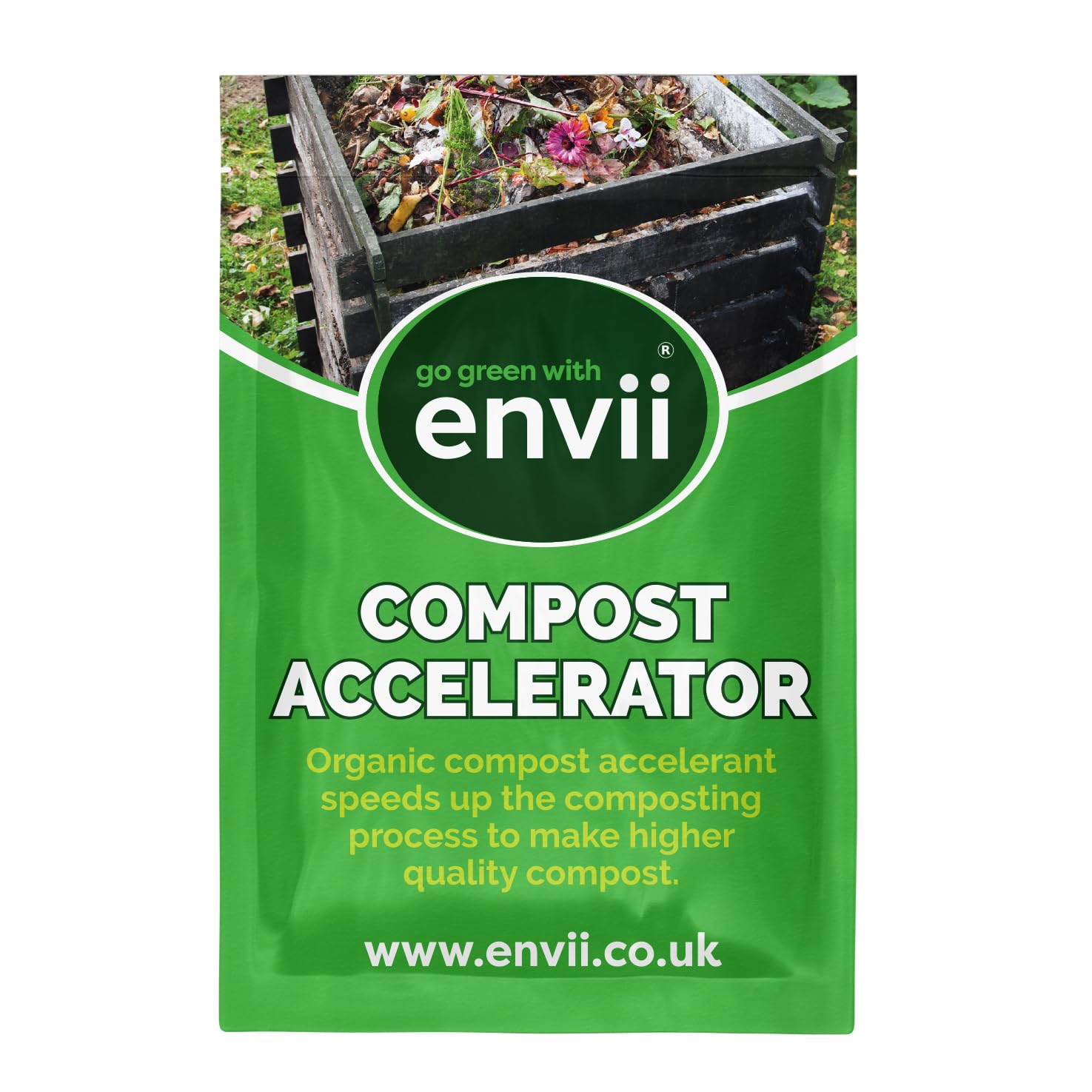 Accélérateur de Compost Envii – Activateur de Compost Biologique, Bactéries Naturelles pour Accélérer le Compostage, Convient à Tous les Bacs à Compost, 12 Comprimés Traitent 1 800L de Compost