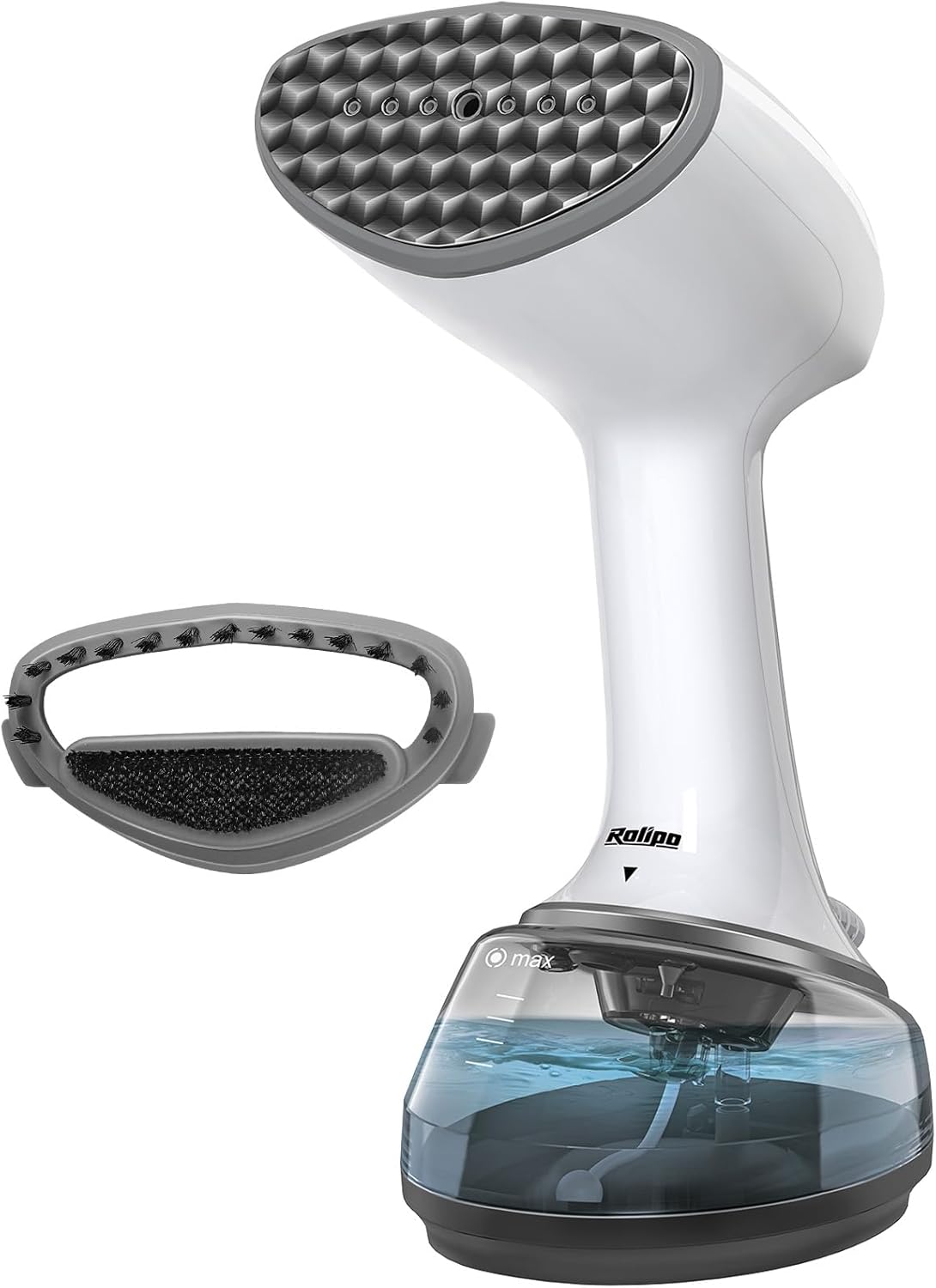 Rolipo Defroisseur Vapeur Vertical, 1700W Fer à Repasser Vertical Portable pour la maison, le bureau, les voyages, défroisseur à vêtements de voyage compact et portable, blanc