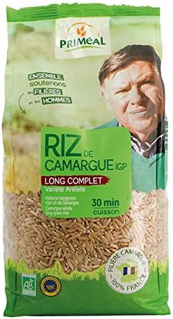 Priméal - Riz Long Complet De Camargue 1Kg - Vendu par unité