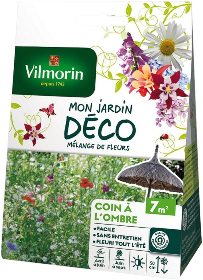 5868407 Pack de Graines Mélange de Fleurs Coin à l'Ombre 7 m²