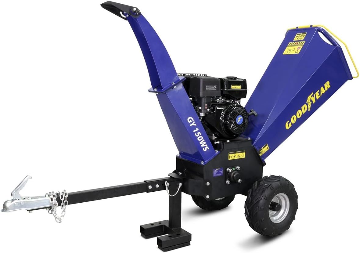 Broyeur végétaux thermique 15CV Démarrage manuel Moteur essence 420cm³