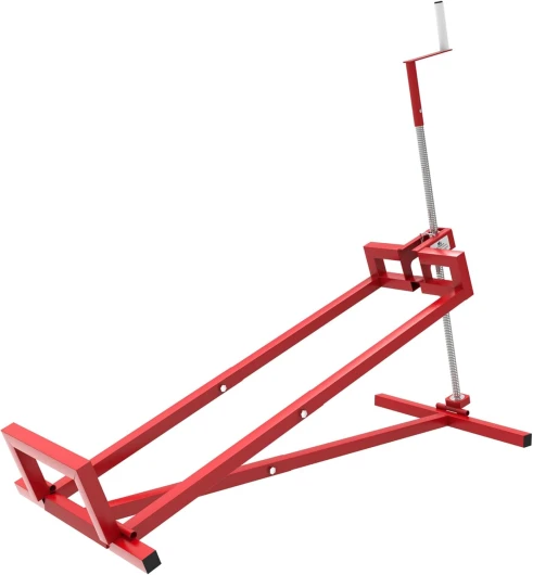 Wiltec Cric lève Tracteur Tondeuse hydraulique – 400 kg Max - – Acier – Mowerlifter Outillage de Mécanicien Treuil Palan Nettoyage Facile