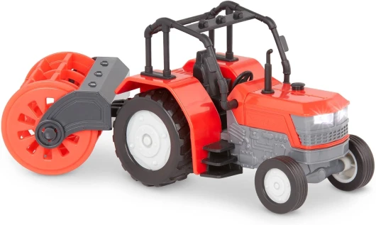 Driven by Battat Tracteur Small for Kids – Lights & Sounds Farm Pretend Play Realistic Toy Vehicle – 3 Years + – Micro Rotary Hoe Tractor, WH1251C6Z, Multi, Petit