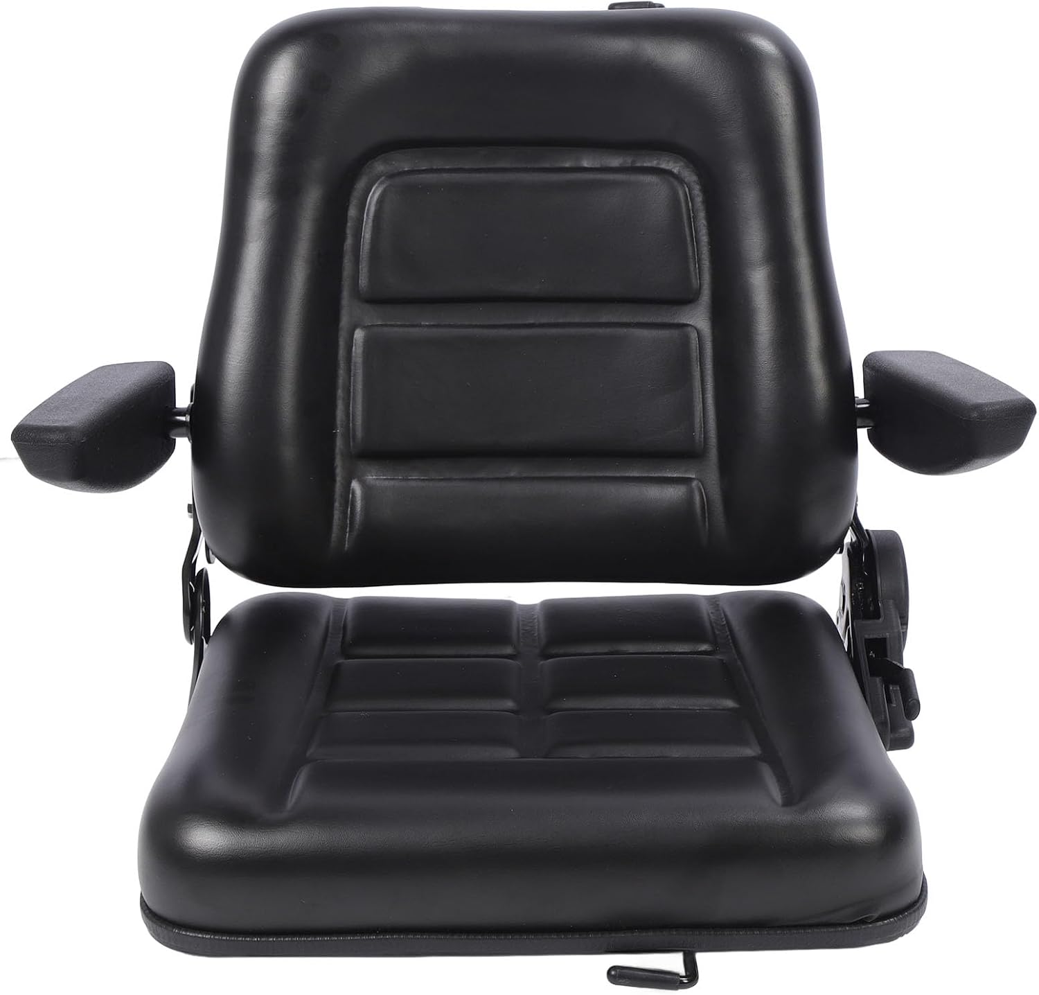 Siège de Tracteur avec Micro Interrupteur, Confort Ergonomique, Siège Multi-utilise - Angle et Glissement Réglables, Installation Facile, Cuir en PVC et Métal, Correspond à Divers