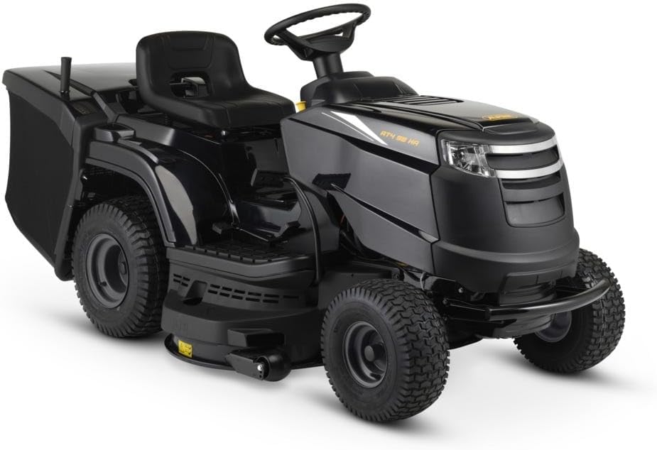 AT4 98 HA - Tracteur de Jardin à Essence, Moteur STIGA 432 CC, 7,2 KW, Transmission hydrostatique, Largeur de Coupe 98 cm, Mode récolte et Mulching, Affichage LED.