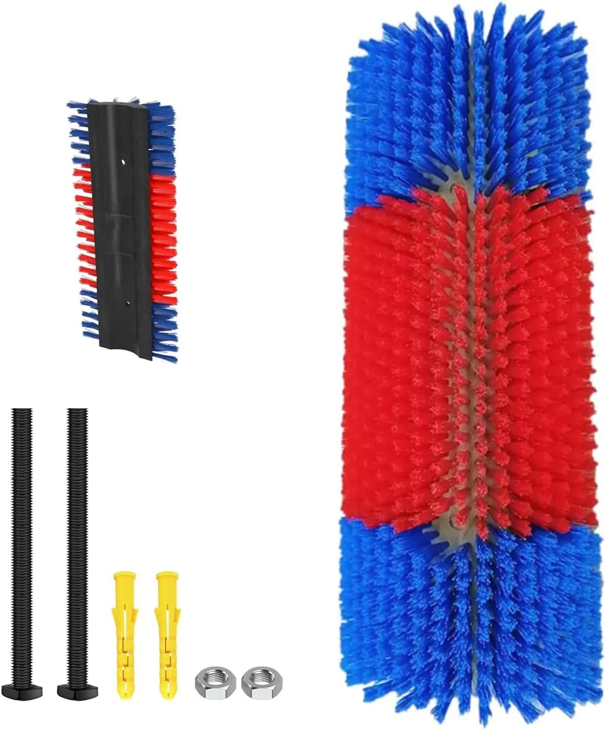 Brosse à gratter pour chevaux, vaches, pour animaux de ferme, brosse à gratter le bétail, ensemble complet de brosses de massage pour chevaux, gratte-dos, soulage les démangeaisons, acarien pour