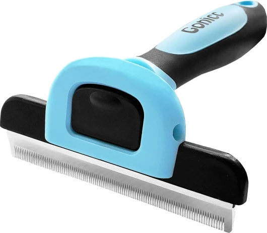 Gonicc Outil de Brossage Professionnel et Peigne de Toilettage D-Shedz pour Toutes Races de Chiens, Chats avec Poils Courts ou Longs, Moyen et Grand