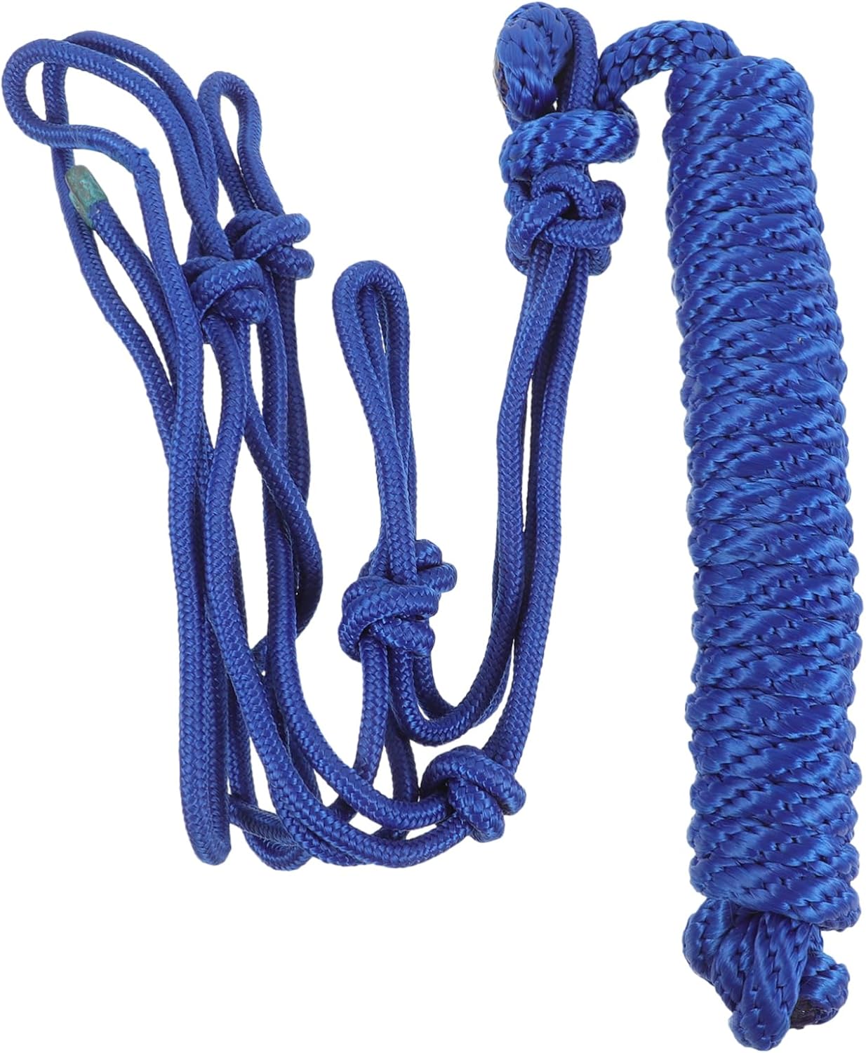 Happyyami licole pour Chevaux Licou réglable Brides pour Chevaux Corde de Cou de Cheval Vache équipement d'entraînement de Chevaux Licol de Cheval Fournitures de Formation Polyester