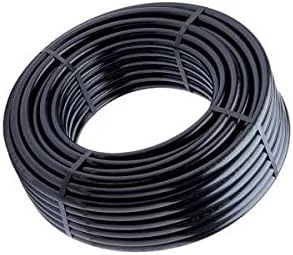Tuyau en polyéthylène agricole de 20 mm Pression maximum : 6 bars - Rouleau de 100 m - Coloris : noir - Tuyau agricole de 20 m et 6 bars à faible densité pour installations d’arrosage.