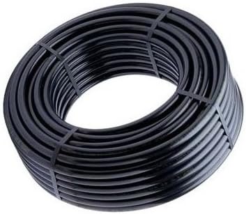Tuyau de polyéthylène agricole 20 mm pression maximum 4 bar - Bobine de 100 mètres - Couleur Noir - Tuyau agricole de basse densité utilisée pour installations d'arrosage et goutte.