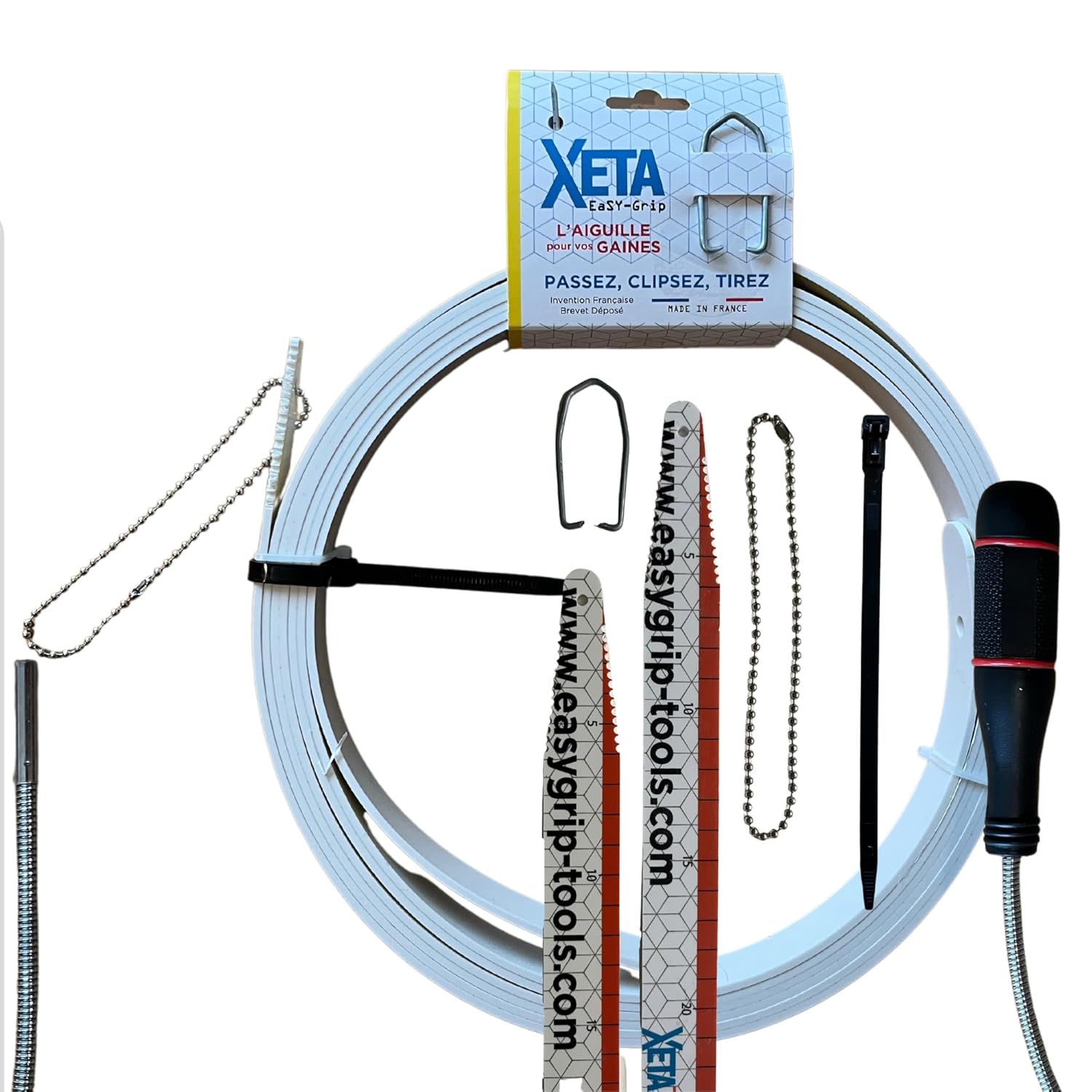 Aiguille électricien Easygrip version 3 Maxi kit 1,5m+3m+ Fix Grip