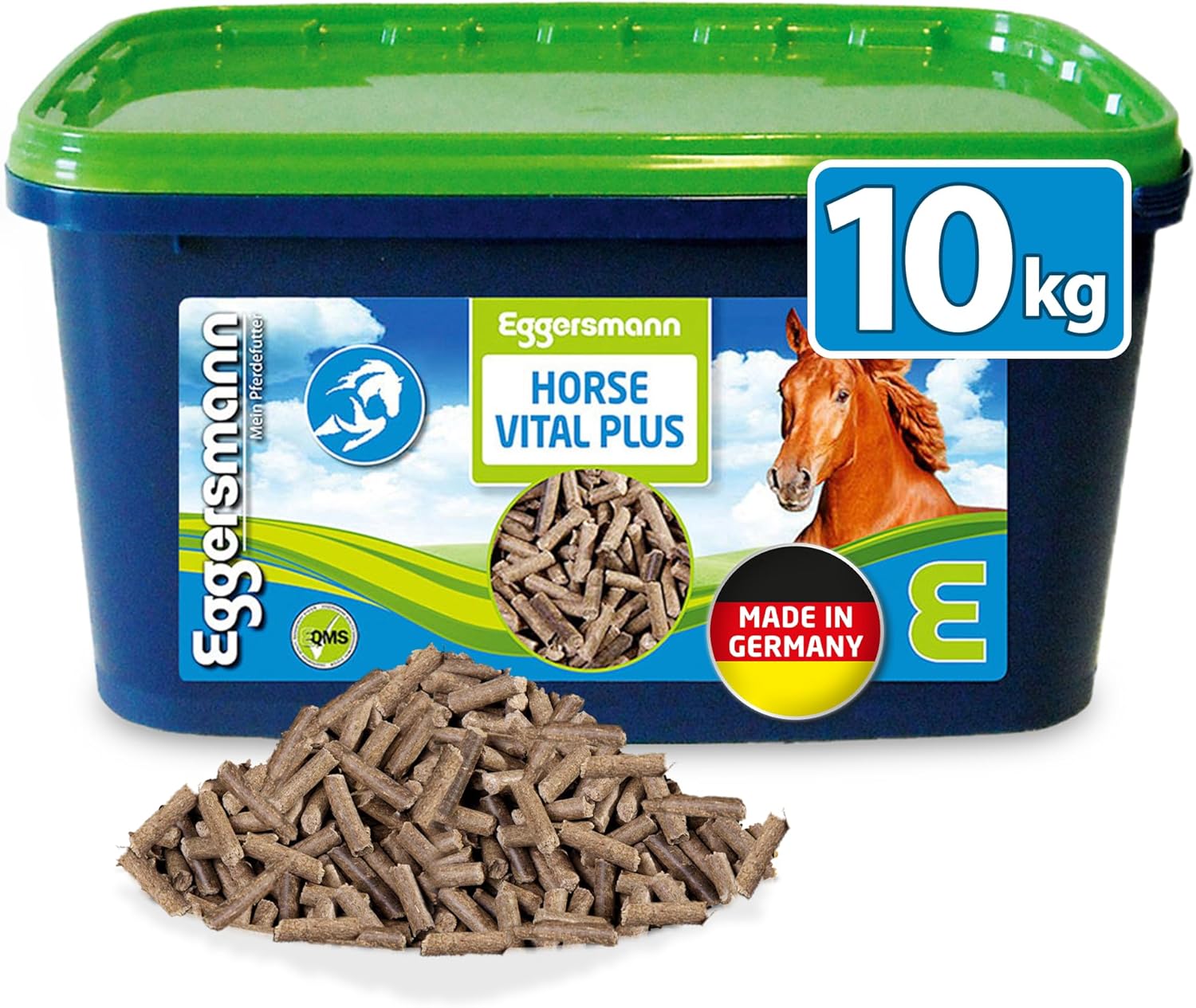 Mein Pferdefutter Horse Vital Plus 10 kg – Nourriture minérale pour Chevaux de Toutes Sortes – Nourriture pour Chevaux Riche en vitamines pour Un approvisionnement Optimal – pour compléter