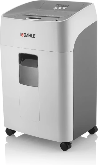 ShredMATIC 300 Destructeur automatique (300 feuilles, fonctionnement sans huile, anti-bourrage, coupe croisée, pour la maison et au bureau, 40 l) Gris