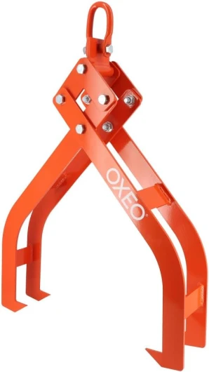 Pince forestière double capacité 1500 kg - pour troncs max 100cm - Pince de levage 4 mandrins de serrage - Force 1,5 tonnes