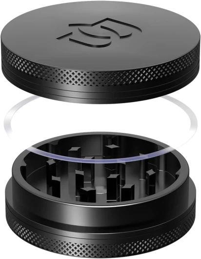 Bloomint Broyeur en aluminium - Broyeur 2 pièces - Pour épices, épices et herbes 55 mm