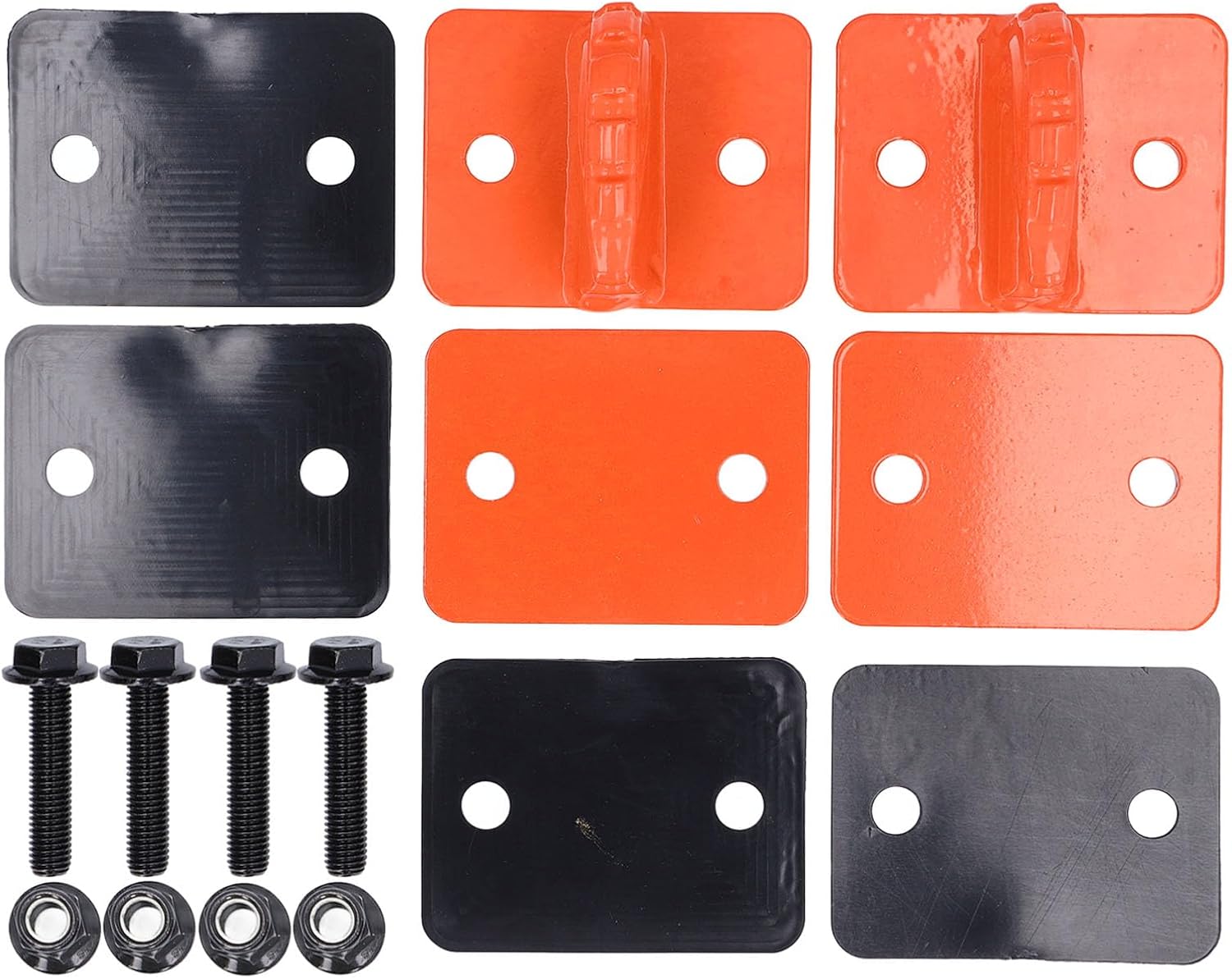 Tracteur Better SAPER 2 Set Tracteur Bucket Grab Hook Set 3/8 Pouces 70 Alliage Acier Crochet DE BANET Tracteur pour RV UTV 15000LBS (Orange)