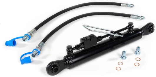 Barre de Poussée Hydraulique CAT1-1 avec Bloc de Blocage 530-810 mm avec 2 tuyaux.