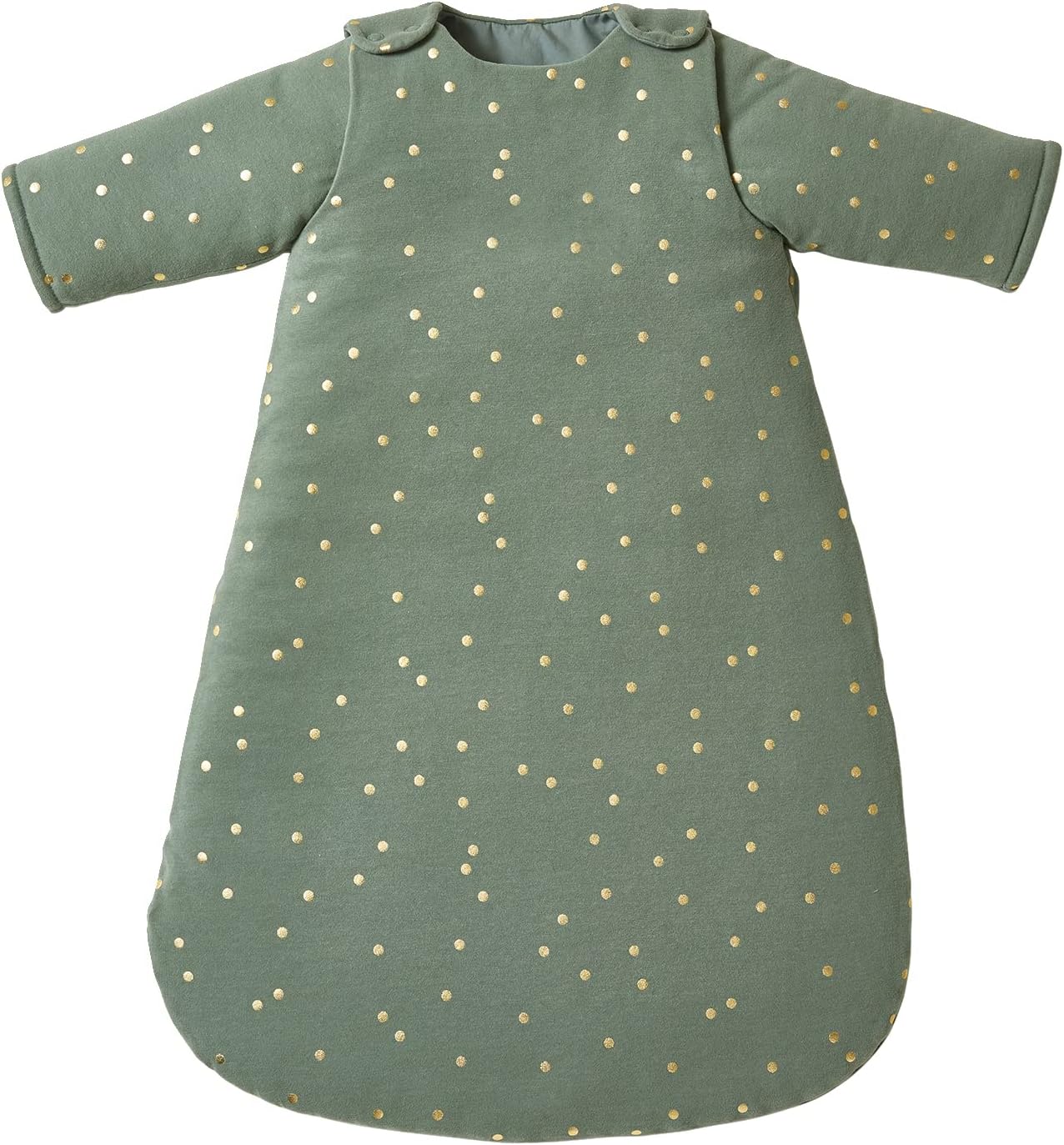 Gigoteuse manches amovibles GREEN FOREST Oeko-Tex® vert/pois dorés 18/36M