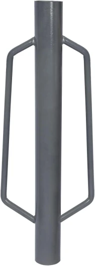 Enfonce pieux manuel – Ø 76 mm – 8 kg env - – en Acier – avec Poignées – Pilon à poteau, Cloche enfonce piquet pour la Construction de Clôture & le Compactage de sol