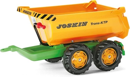 Rolly Toys - 12 226 4 - Remorque - Basculante Rollyhalfpipe Joskin - Double Essieux, Jaune