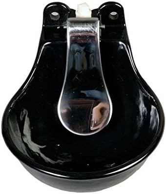 Abreuvoir pour chevaux L Version L émaillé Bac L Acier Inoxydable Haut Antérieure de pression L animaux équitable Abreuvoir