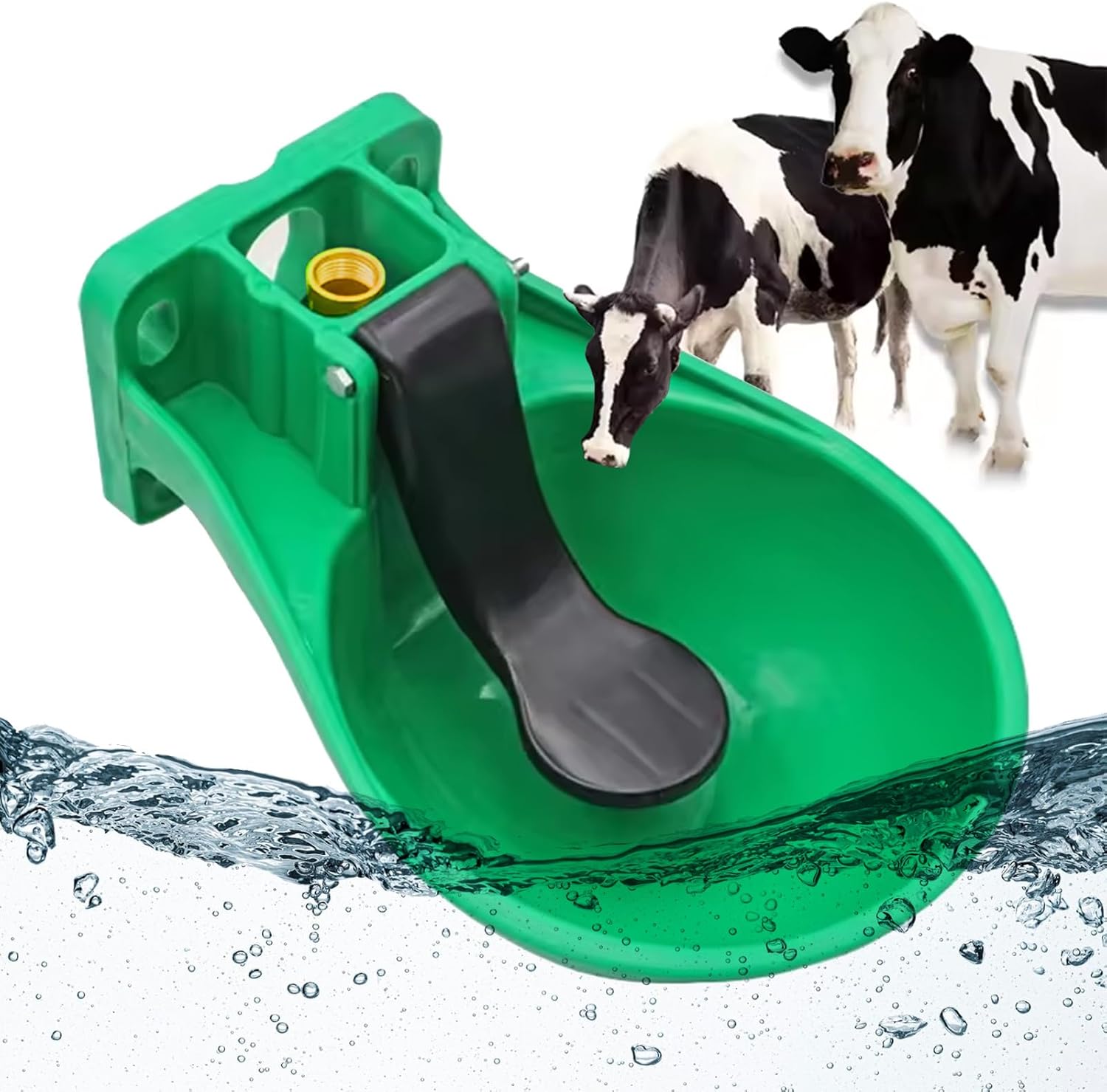 Abreuvoir Automatique,Abreuvoir Automatique de bétail de Bol d'eau Potable de Vache pour Moutons Abreuvoir Automatique pour d'eau Chèvre Eau Eau Chien Bol d'eau,Abreuvoir pour Chevaux avec Languette