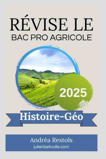 Guide de Révisions bac pro agricole Histoire Géographie 2025