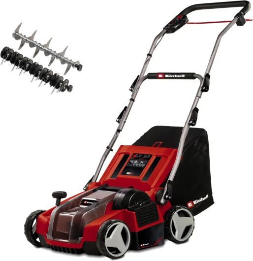 Scarificateur-aérateur sans fil GE-SA 36/35 Li-Solo Power X-Change (36 V, moteur sans charbon, rouleau de scarification 35 cm) Livré sans batterie ni chargeur Solo: Sans Batterie ni Chargeur