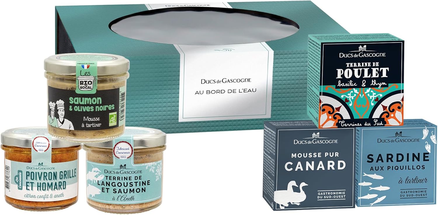 , Coffret Cadeau Gastronomique avec Produits du Sud-Ouest "Au bord de l'eau" 902053