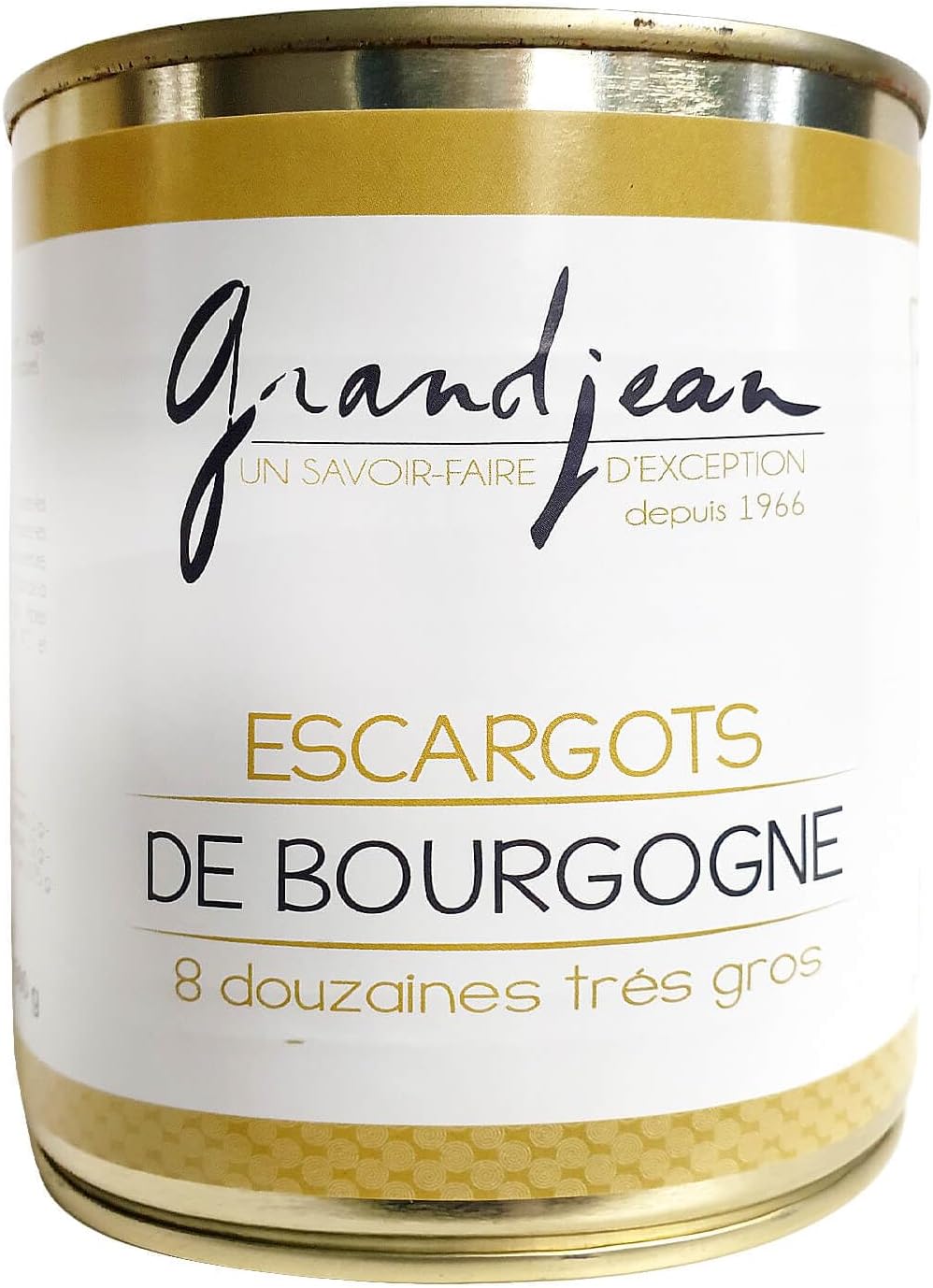 Escargots de Bourgogne 8 douzaines Très gros - Conserve - Grandjean