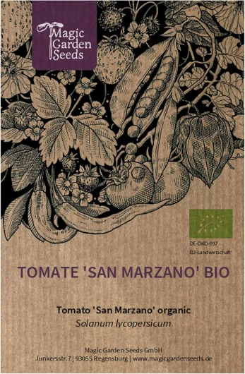 Tomate 'San Marzano' (Solanum lycopersicum) Bio env - 30 semences
