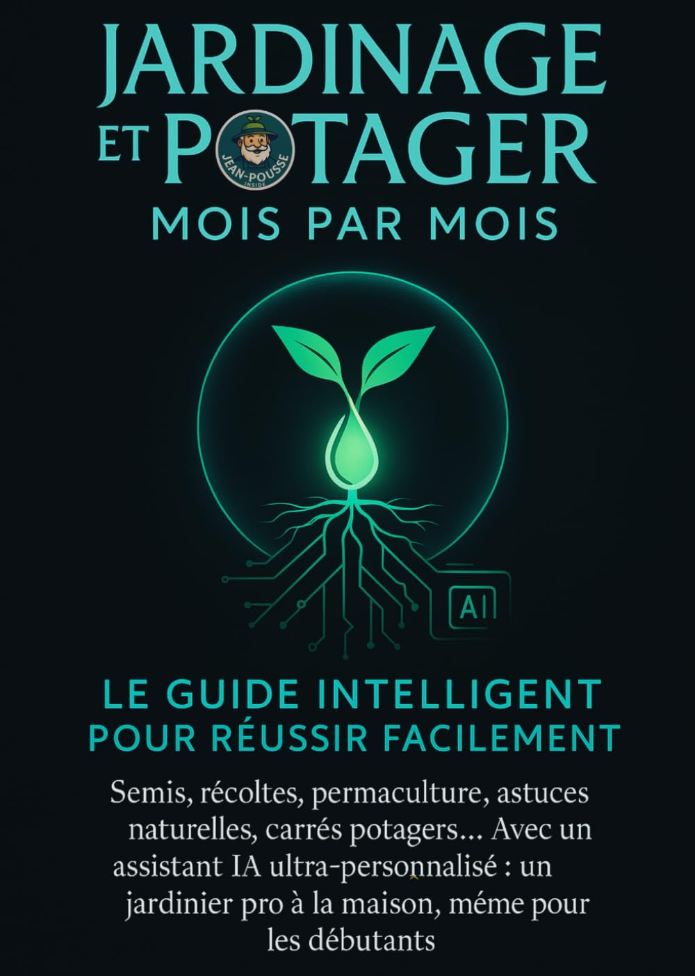 Jardinage et Potager Mois par Mois – Le Guide Intelligent pour Réussir Facilement: Semis, récoltes, permaculture, astuces naturelles, carré potager… .. - pro à la maison, même pour les débutants.