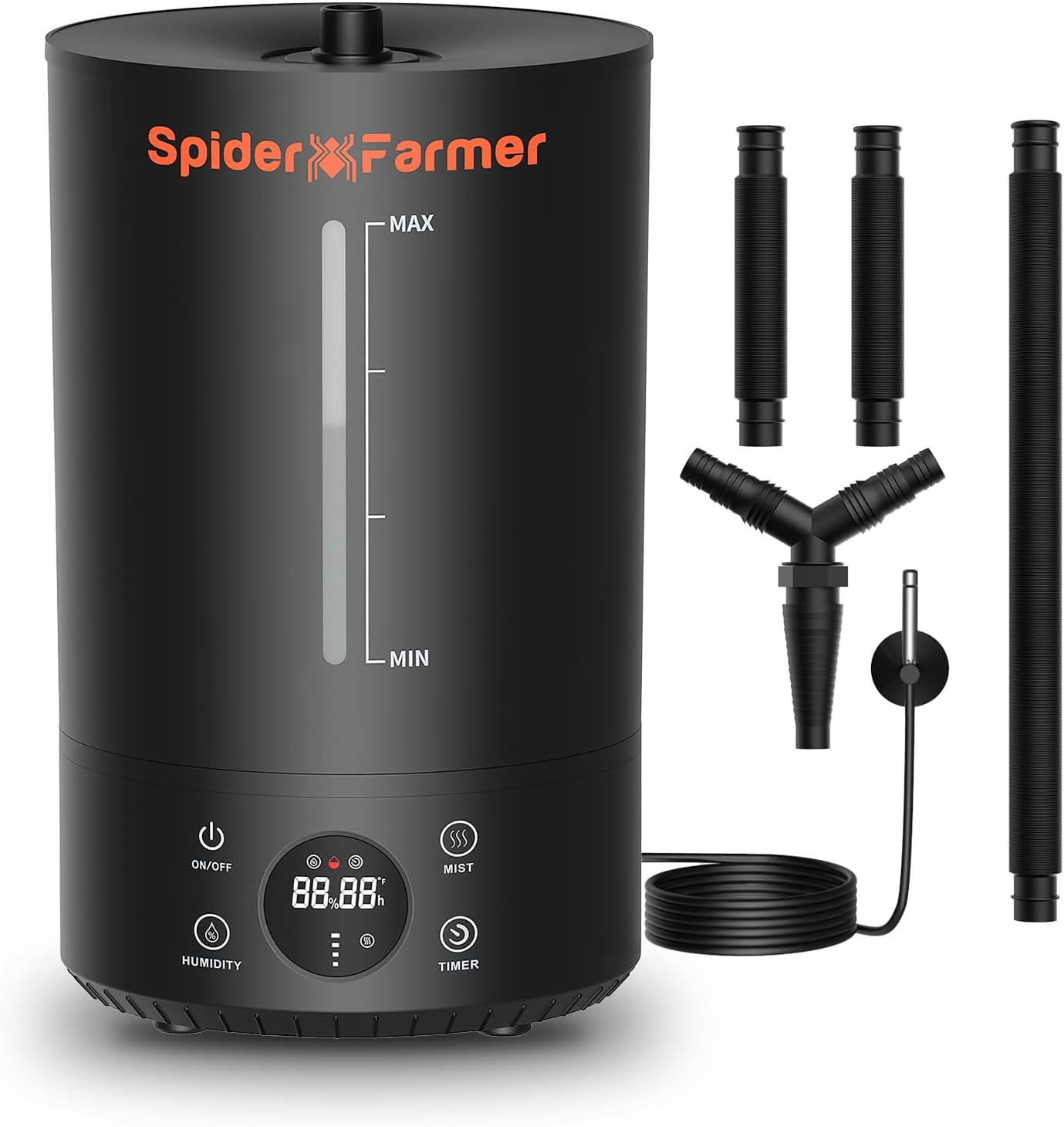 2024 Spider Farmer Humidificateur 6L Top-Fill Cool Mist Humidifier avec Humidificateur Ultrasonique pour les plantes de la chambre à coucher