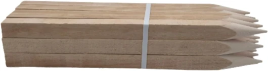 Lot de 20 piquets de chantier en bois traité, 30 cm