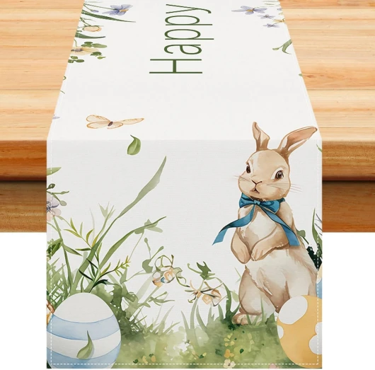 Gunpelletrice de Pâques, Handlacker de lapin de Pâques, décorations de cuisine de vacances de 72 pouces de long - Coupez-les saisonniers au plafond du fermier de printemps, décoration de table à