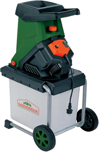 Gardebruk® Broyeur de végétaux et Branches Couteaux 3100W électrique Branches 40mm bac 50L broyeur de Jardin déchiqueteur Bois