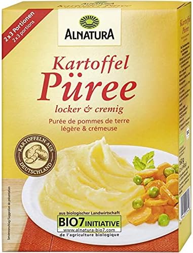 ALA NATURAA - Purée De Pommes De Terre Bio - Avec Notre Terre Mère, Épicez Votre Vie - Sachet 160g Pour Une Alimentation Saine Et Gourmande - - Le Lot De 4