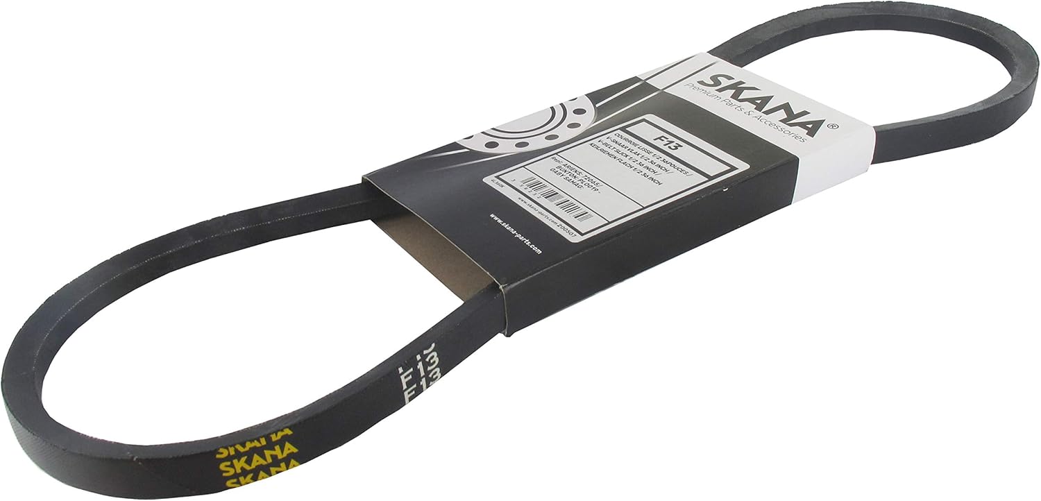 SKANA - Courroie Lisse 1/2 78 Pouces - Trapézoïdale 4L - Section 12,7x8 mm - Longueur Extérieure 1981,20 mm - Facilité De Remplacement - Résistante Et Durable