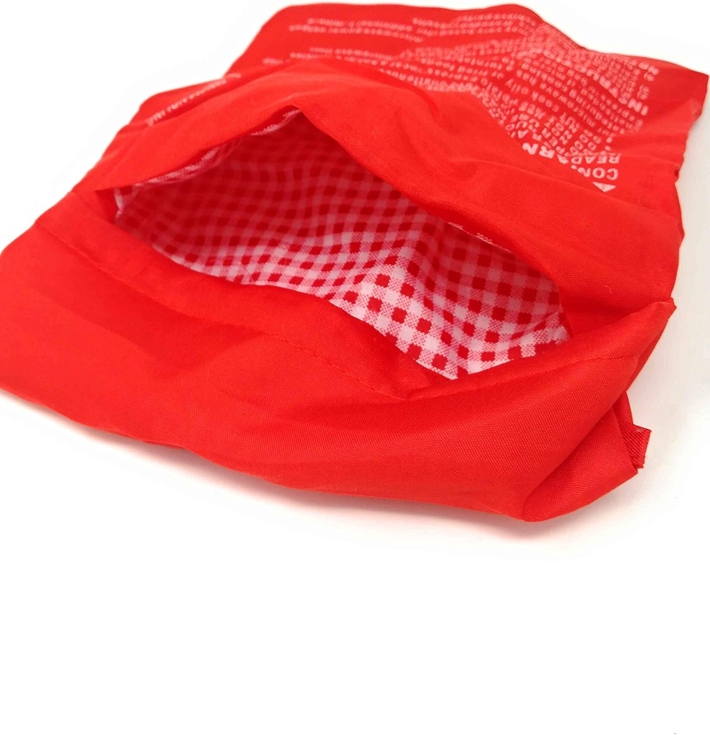 Tempo di saldi 2 X Sac De Cuisson De Pommes De Terre Micro-Ondes Rouge Réutilisable pour Régime Sac De Cuisine 2 pièces