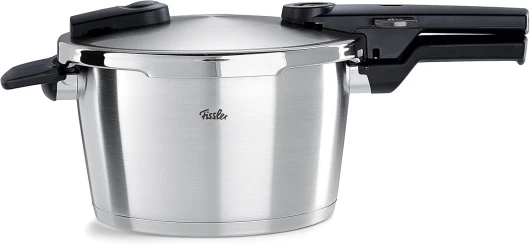 Vitaquick Premium Autocuiseur (6 l, 22 cm) Marmite À Pression En Acier Inoxydable, 2 Niveaux De Cuisson, Fabrication En Allemagne, Compatible Induction